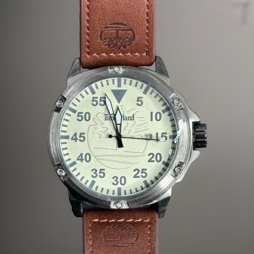 Timberland Classic Men's Watch Japanese Quartz Movement Leather Band *New* (3)